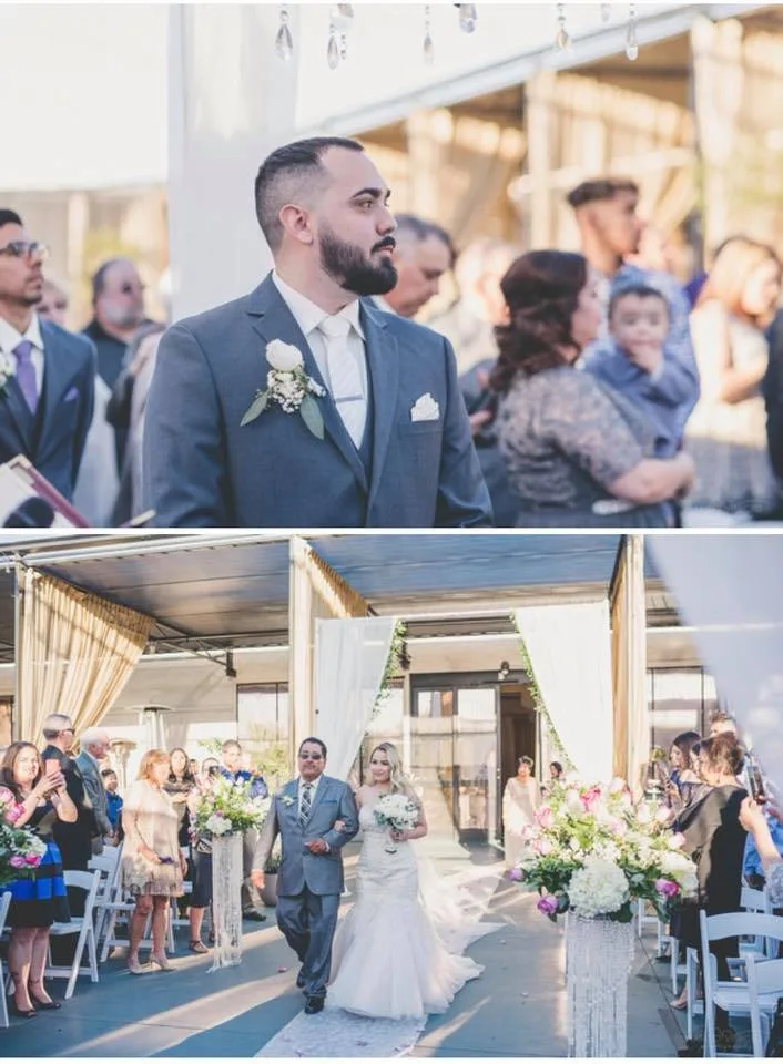 Outdoor ceremony under the Arizona sky